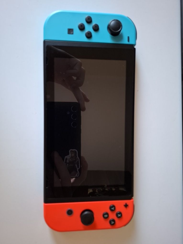 Nintendo switch caly zestaw, bez oryginalnego pudelka