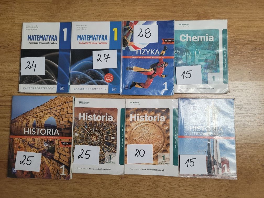 Sprzedam podręczniki szkoła średnia