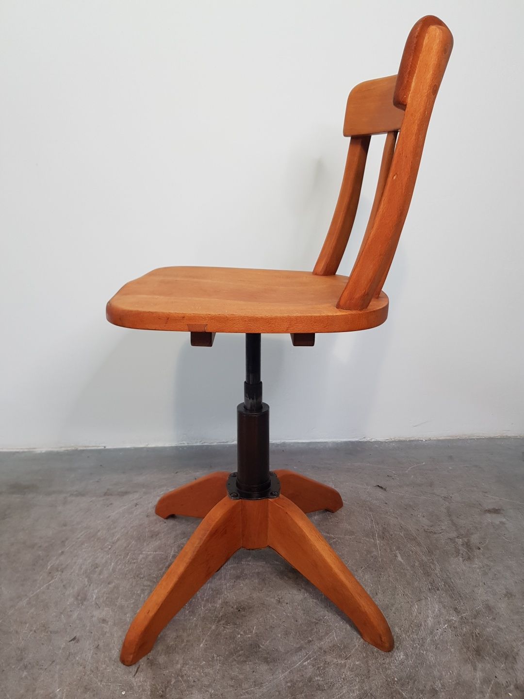 Krzesło Architekta Stoll Lata 30/40 - Do Biurka - Vintage