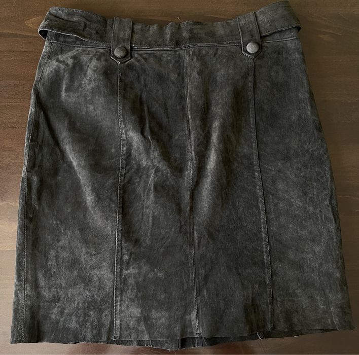 Спідниця жіноча замшева