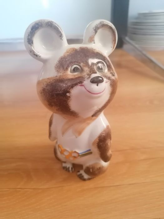 Misza figurka porcelanowa olimpiada Moskwa 1980r.