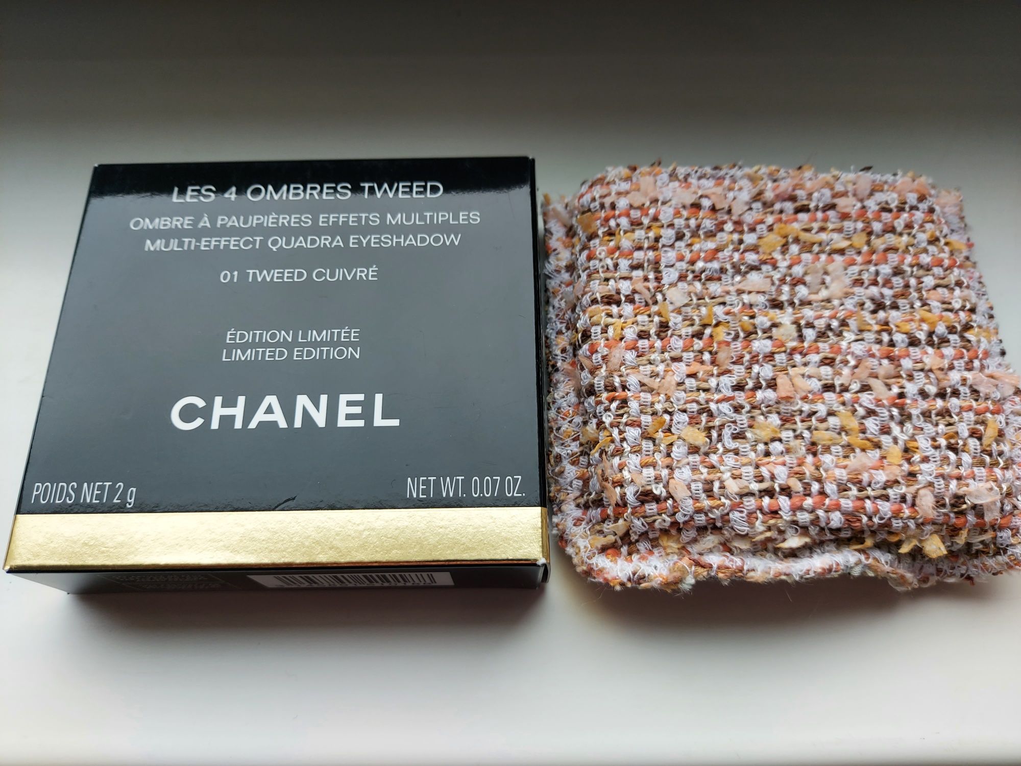 Cienie Chanel Les 4 Ombres 01 Tweed Cuivre Limited Edition paleta