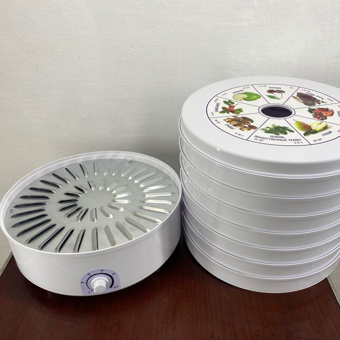 Сушилка для овощей и фруктов 30л 7 лотков + лоток для ПОСТЕЛЫ Сушка