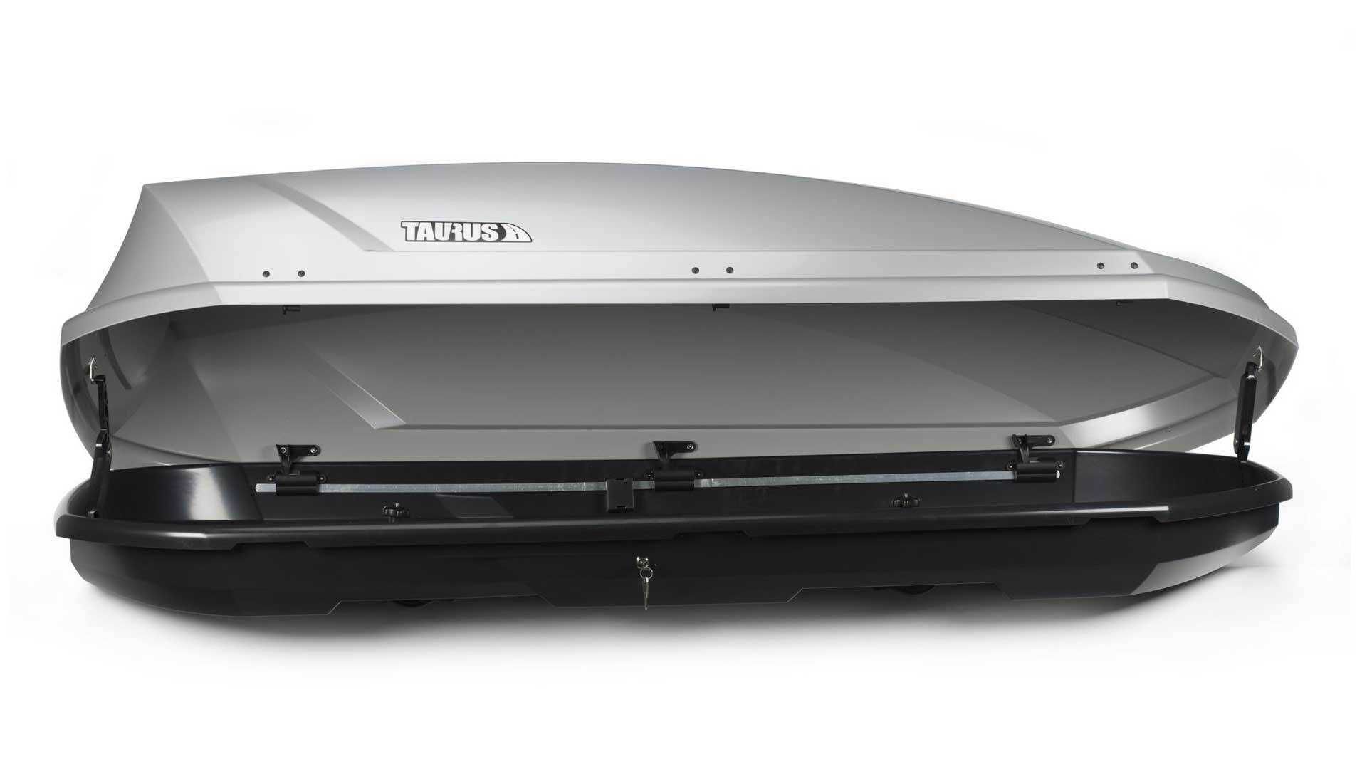 ∎∎∎ Box dachowy TAURUS Adventure 340 -srebrny połysk ∎∎∎