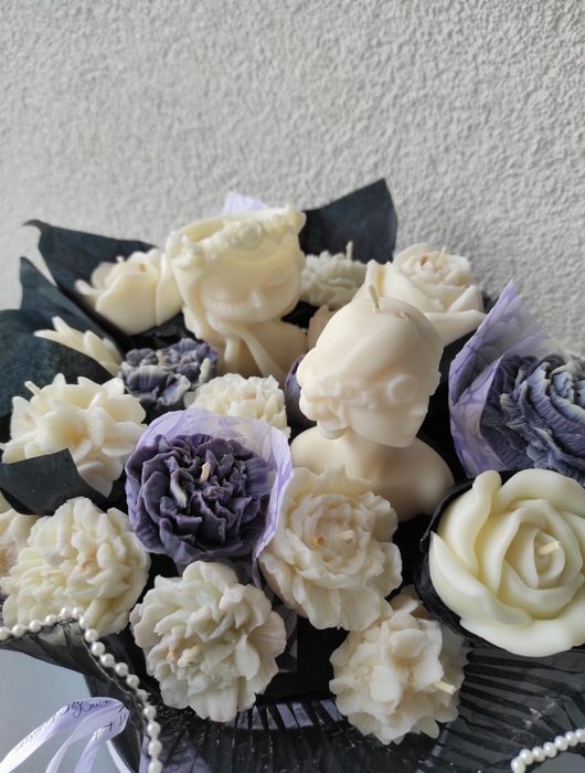 Box duży Glamour Flower box świec sojowych