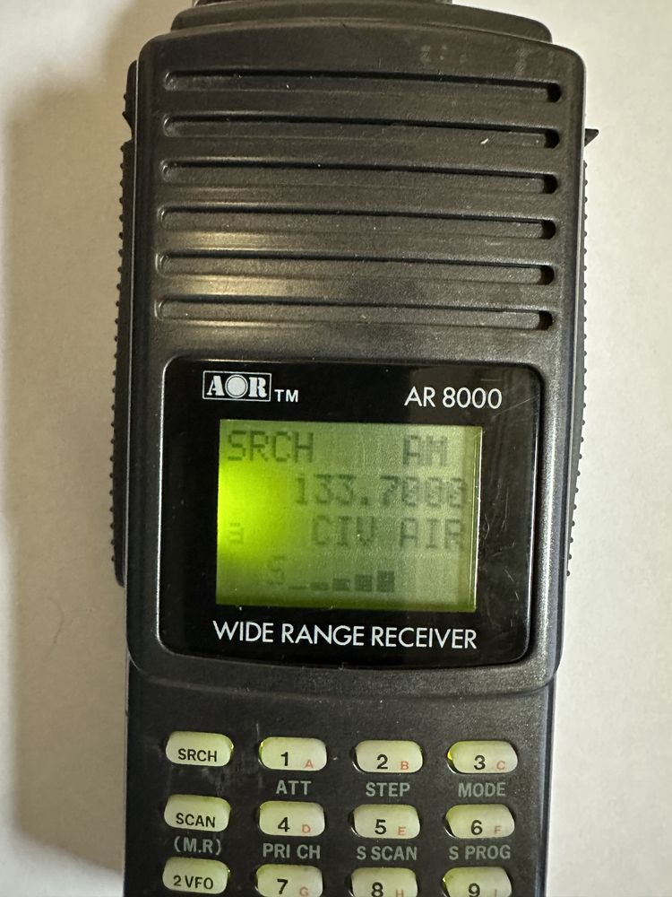 Скануючий радіоприймач AOR AR8000
