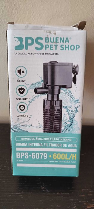 Aquário com acessórios