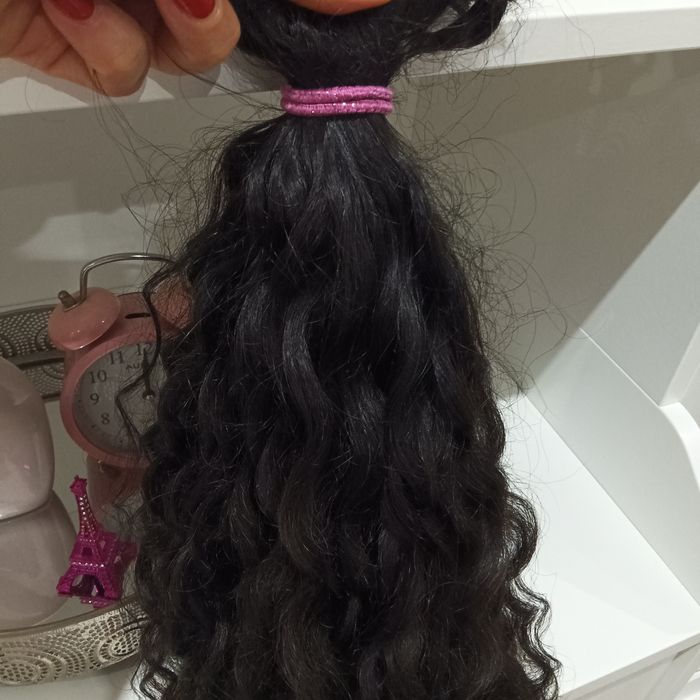 200gr Cabelo humano encaracolado