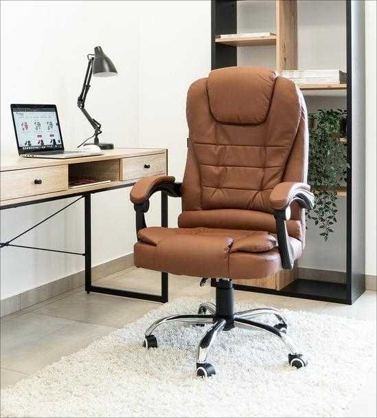 NOWY Fotel Biurowy Ergonomiczny Do Biurka Obrotowy Krzesło Biurowe FV