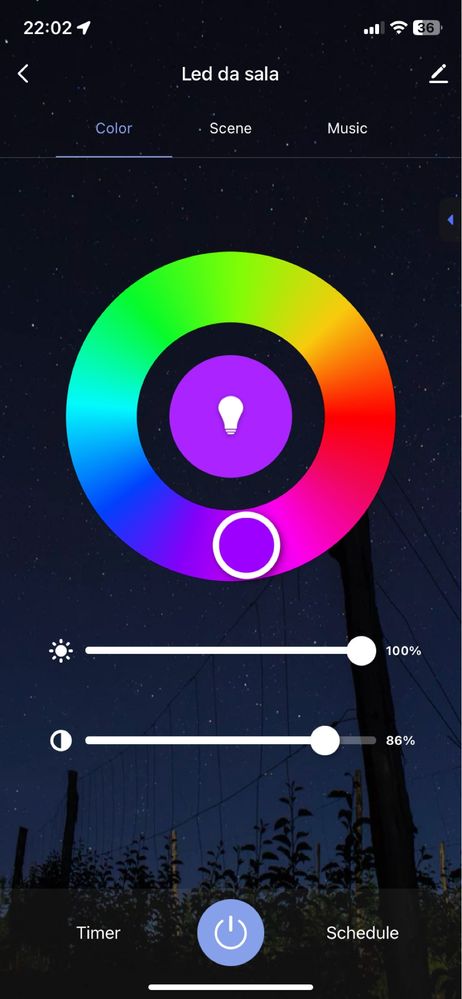 Fita LED RGB com controlo por Wifi