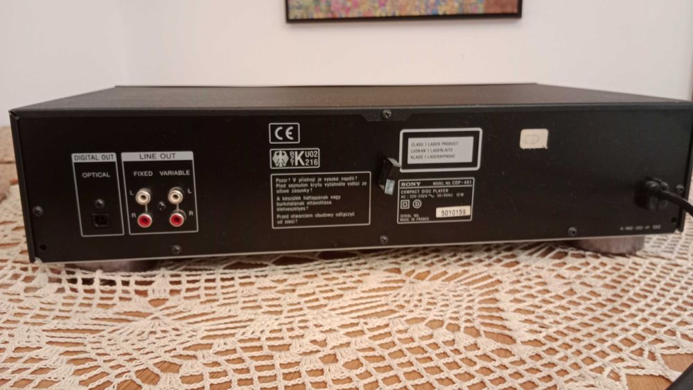 Odtwarzacz CD Sony CDP 461