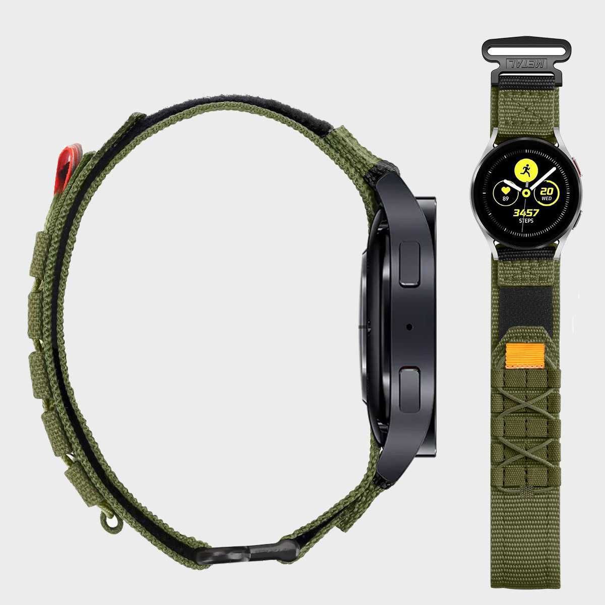 Pasek do zegarka nylonowy Tactical Outdoor 20mm 22mm