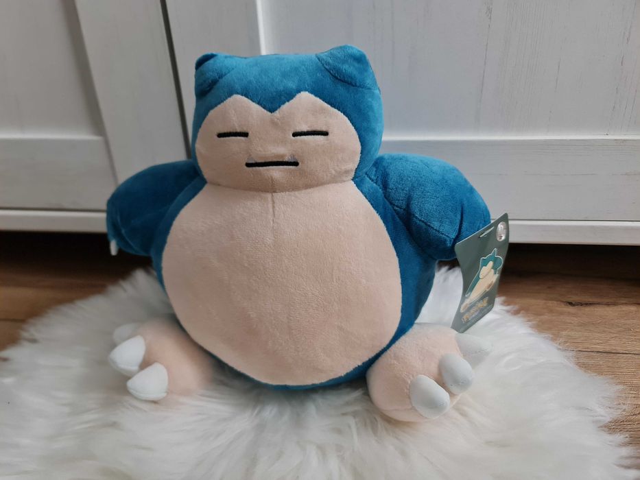 Pokemon Snorlax pluszak 25 x 30 cm