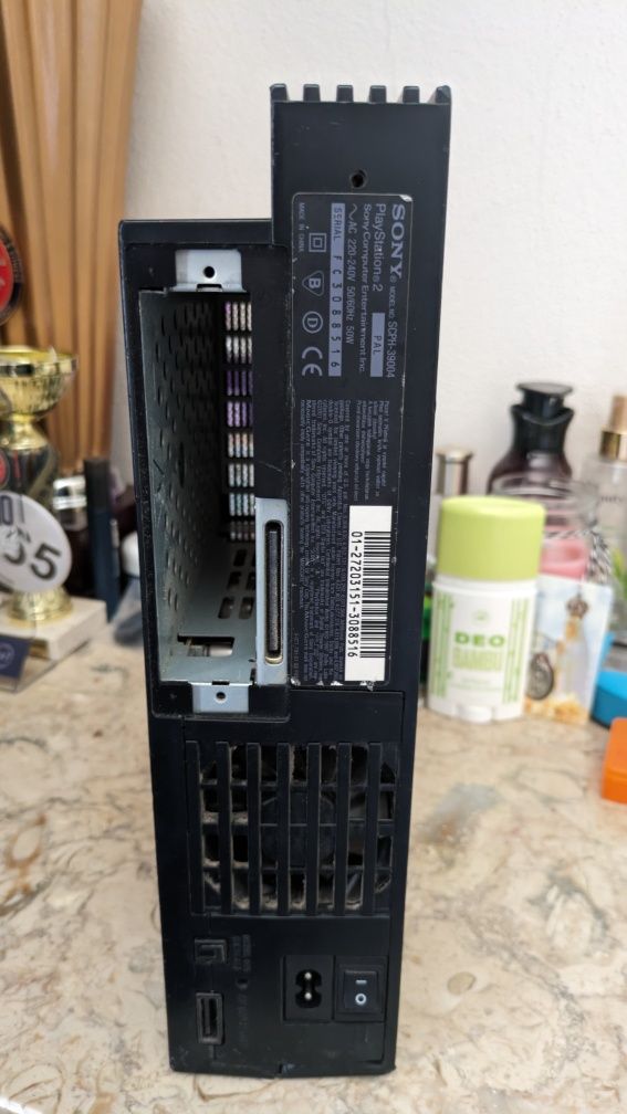 PlayStation 2 fat + cabo alimentação