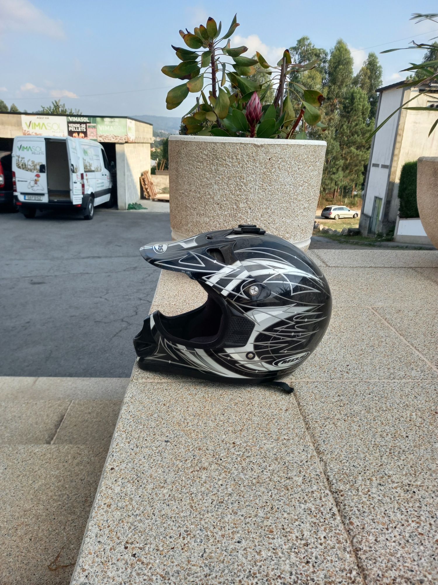Capacete cross tam M