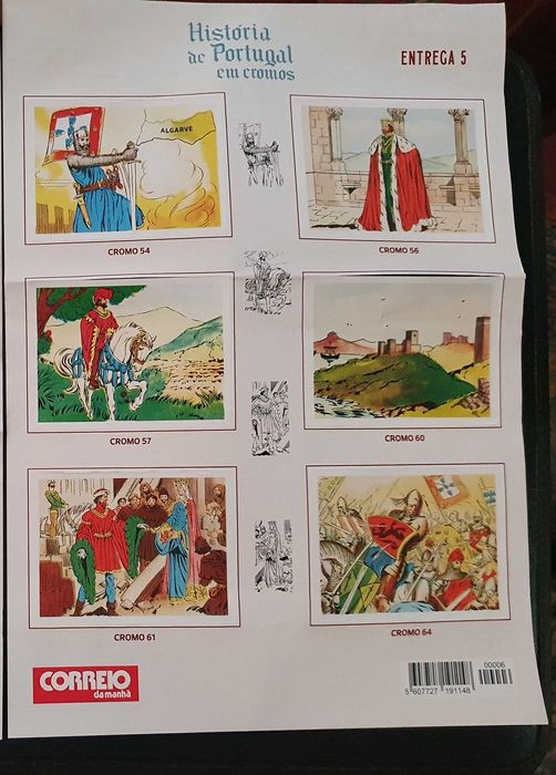 Cromos História de Portugal, Pokemon, Star wars Lion King etc...