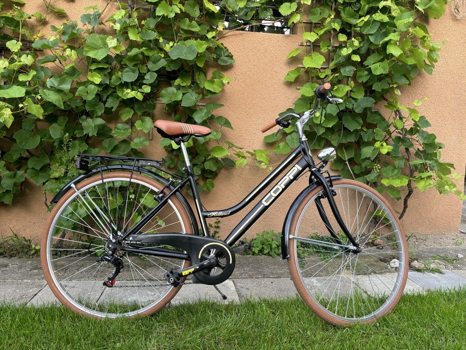 Rower miejski w stylu retro