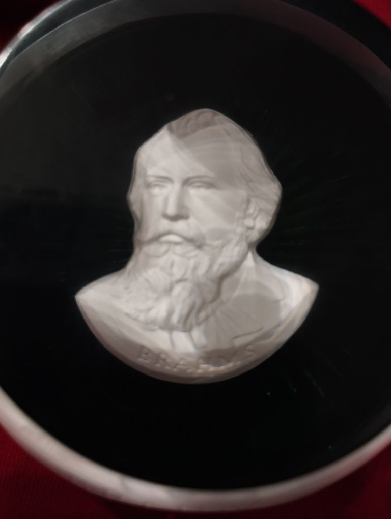 Przycisk do listów Baccarat lata 50. J. Brahms