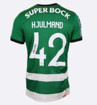 Camisola Utilizada e Assinada Hjulmand Sporting vs Braga