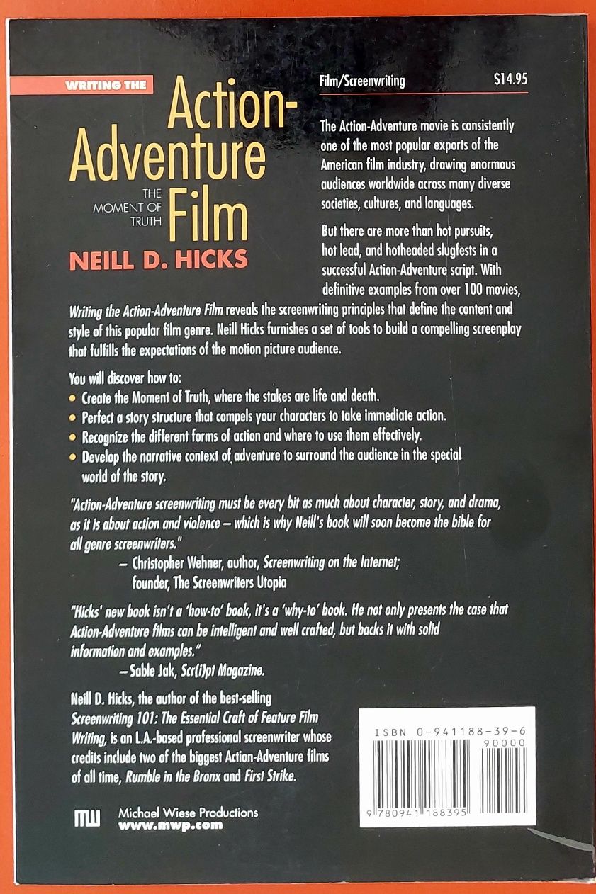 Writing Action Adventure Films
