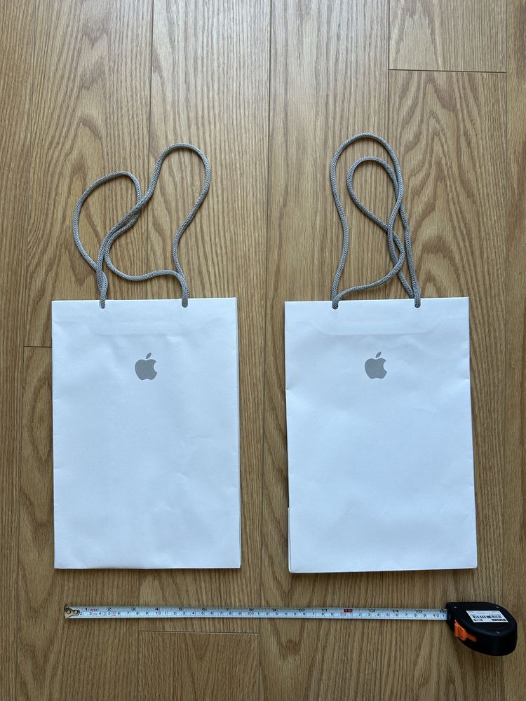 Паперовий пакет apple - оригінал від покупки техніки в Європі