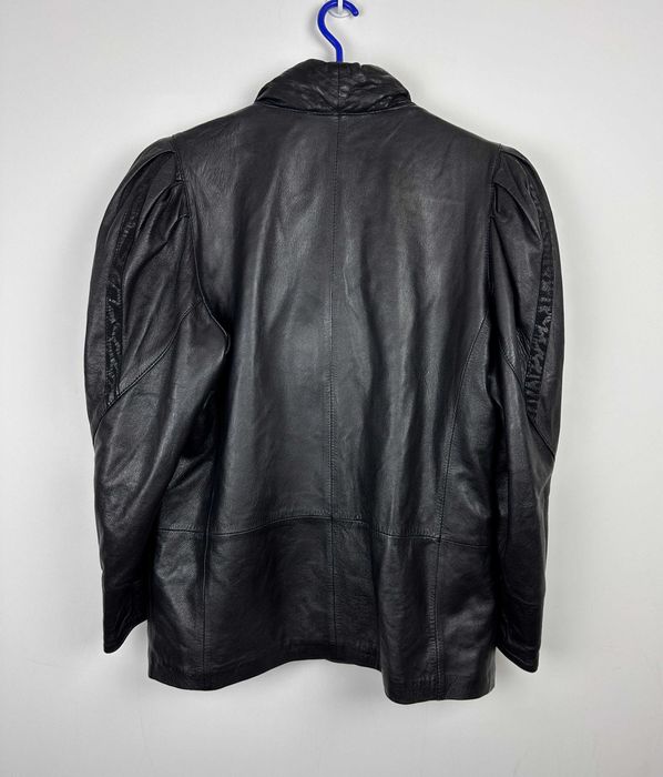 łaszcz skórzany OPIUM ALTERNATIVE GOTH damski krótki kurtka r. L