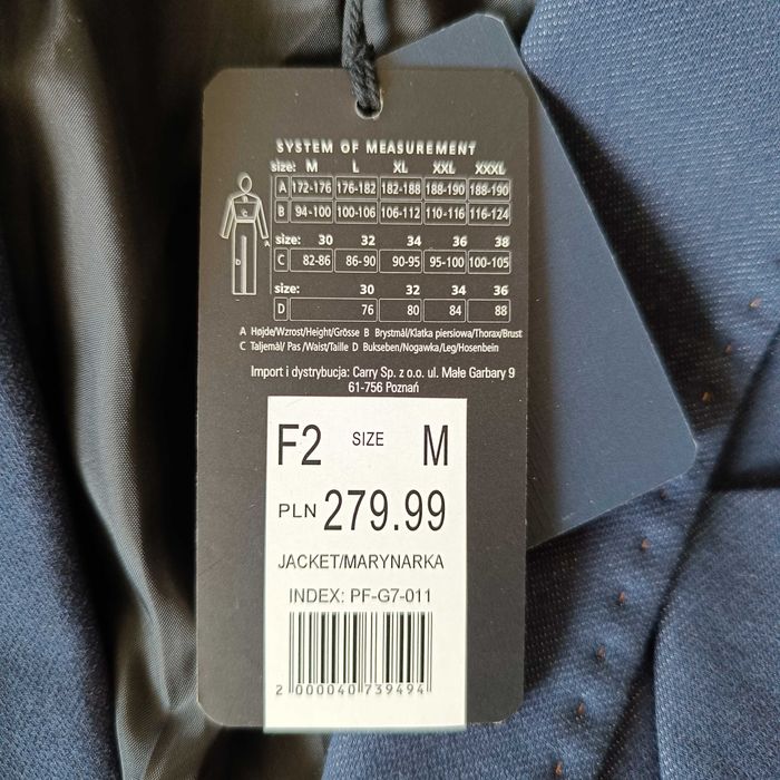 Marynarka męska M Carry Formal - sprzedam