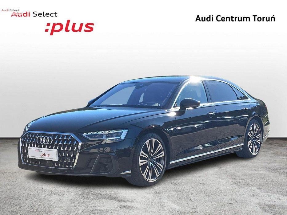 Audi A8 Matrix_Dociągi_Wentylacja_Masaże_Webasto_HeadUp_B&O_Lodówka_Kamera360