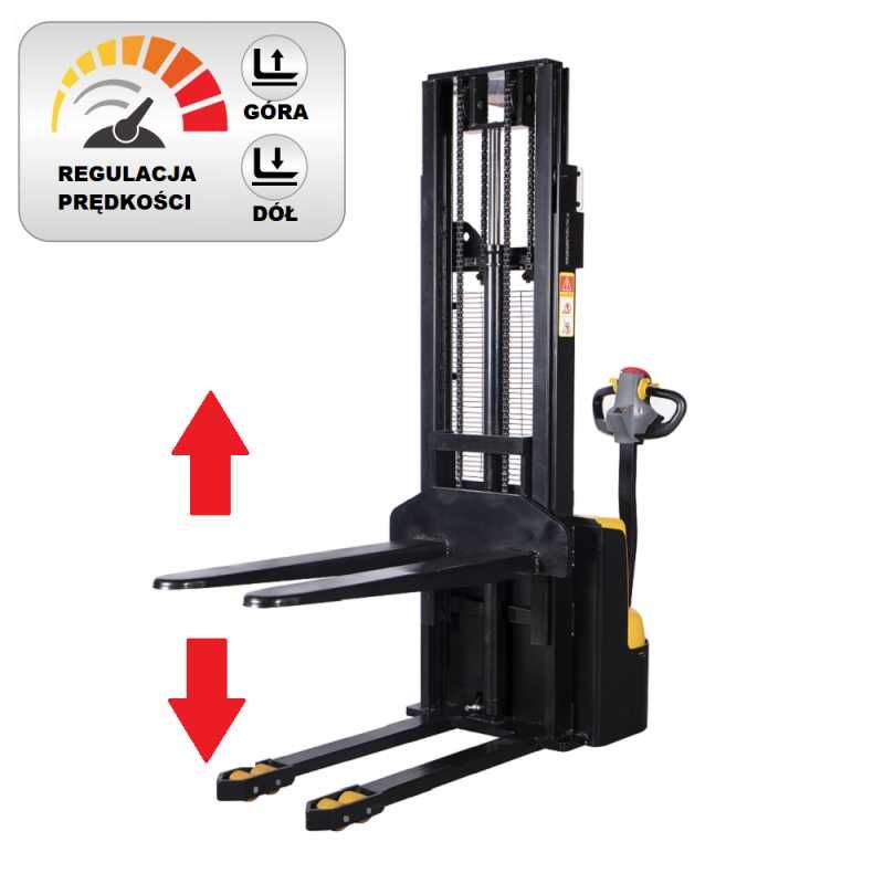 Sztaplarka 1,5t 3m paleciak elektryczny podnośnikowy 2m 2,5m 3,5 3,3m