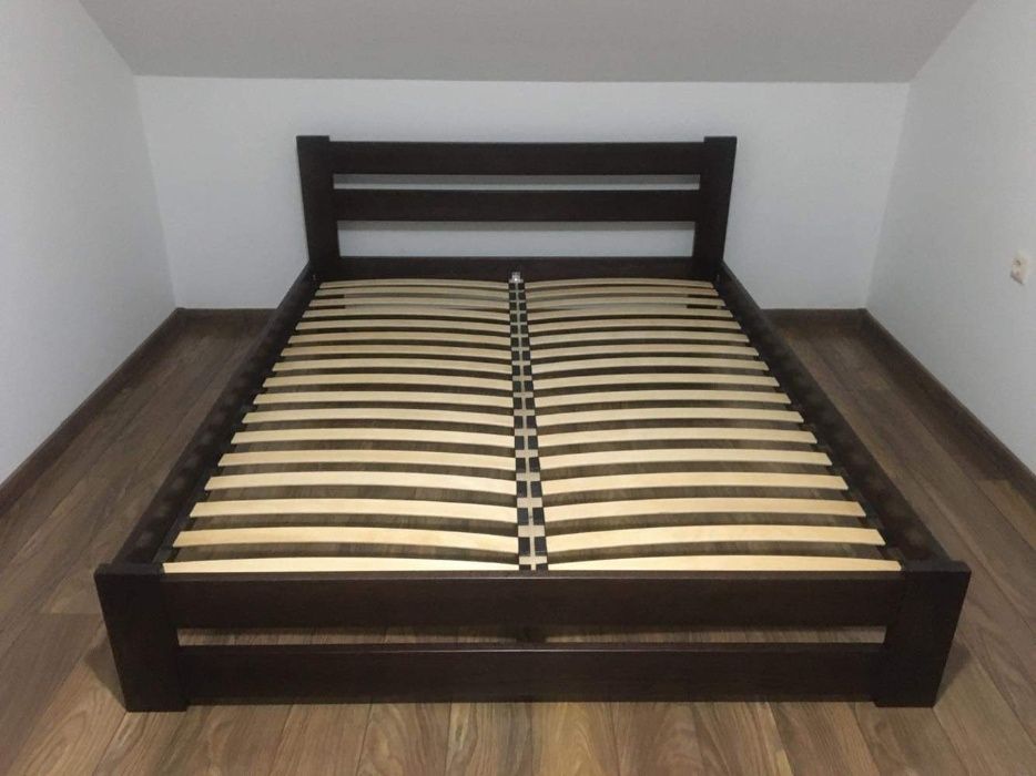 Деревяне ліжко власного вробництва розміром 160х200 Кровать Хіт Продаж