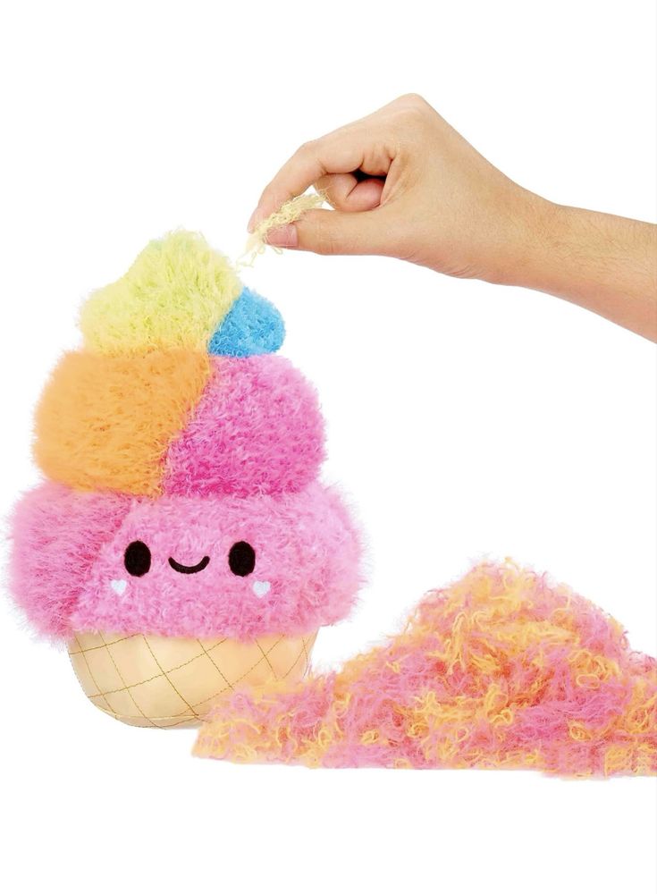 Іграшка антистрес морозиво овечка панда Fluffie Stuffiez Ice Cream