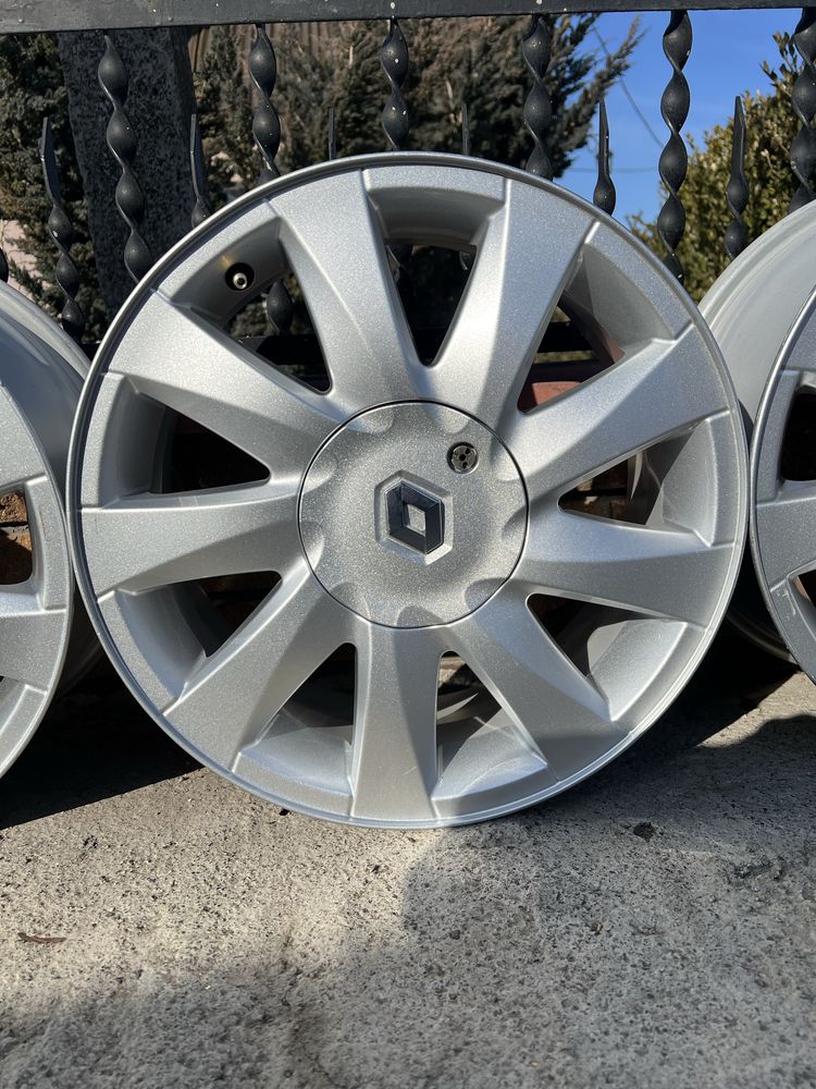 Диски легкосплавні 4x100 r16 renault megan2, logan, scenik original