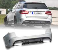 PARA-CHOQUE TRASEIRO PARA MERCEDES CLASSE C W205 5P 19- LOOK C63 PDC