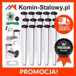Wkład Kominowy Okrągły do Komina Fi130/15m/1mm - Kwaso-Żaroodporny
