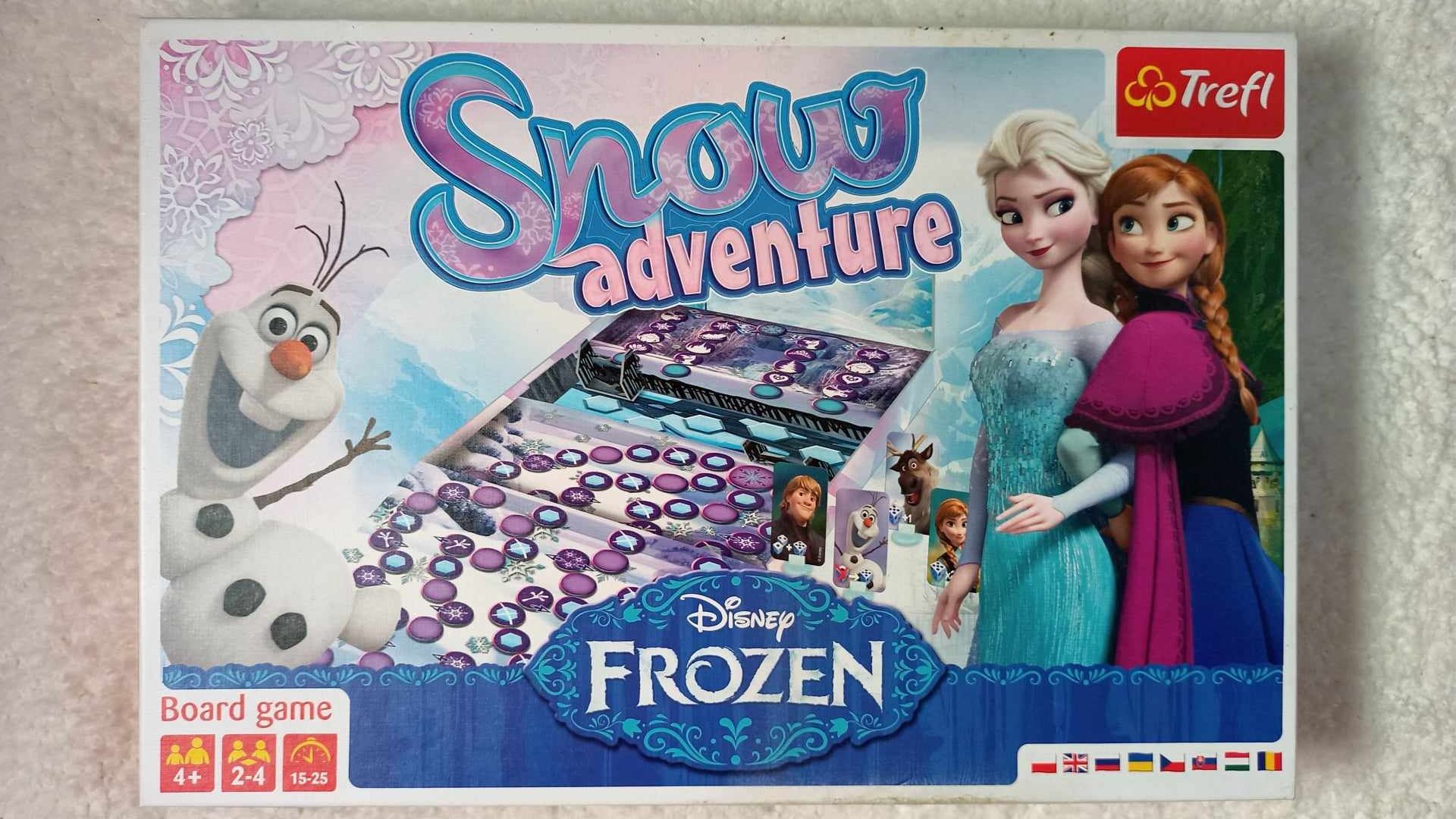 Frozen Snow Adventure Disney gra planszowa