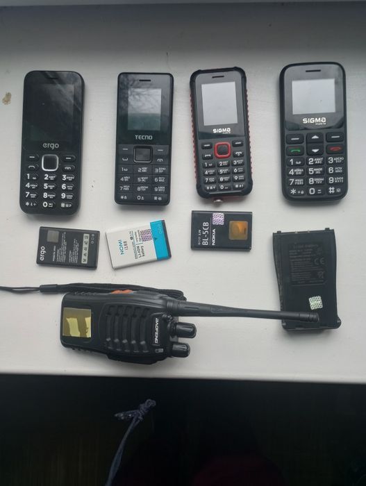 АКБ на Nokia,Sigma бабушкофон Baofeng bf -888 s