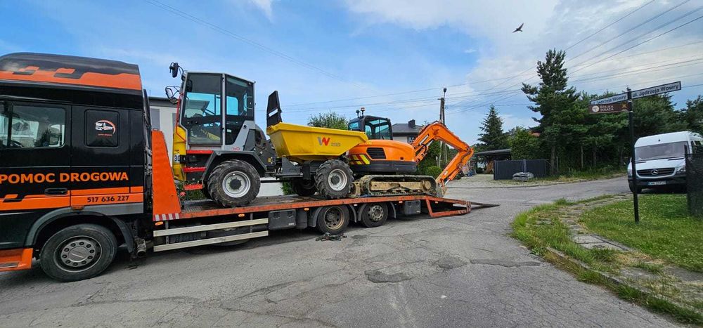 wynajem mini koparka wozidlo wiertnica