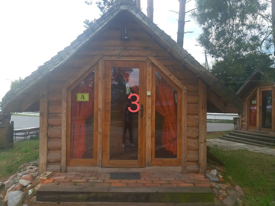 Dom domek z bala. Sauna altanka bania kemping letniskowy