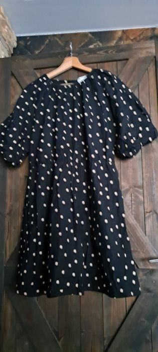 sukienka elegancka kropki asos 44 xxl