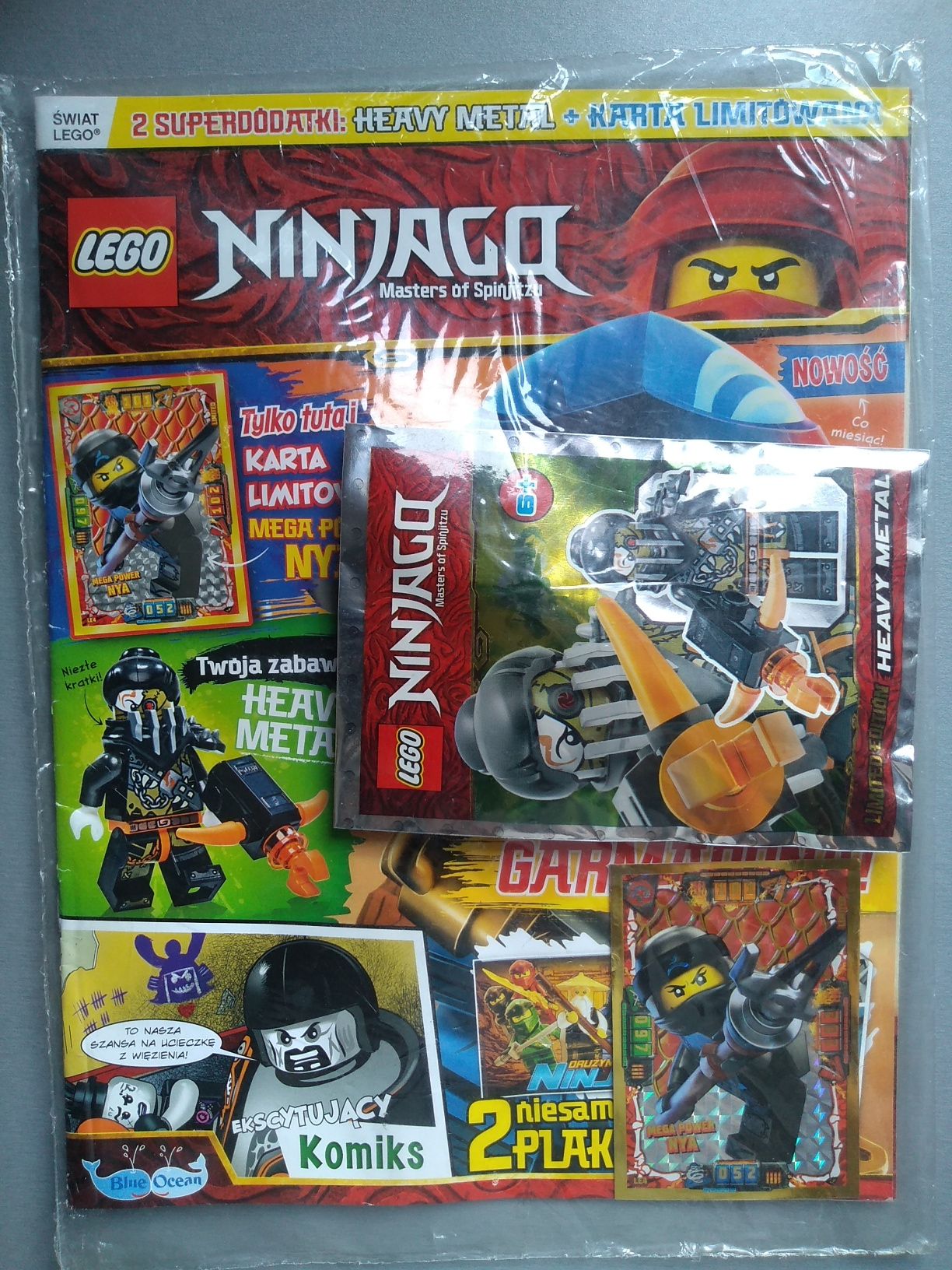 LEGO ninjago gazetka plus figurka heavy metal