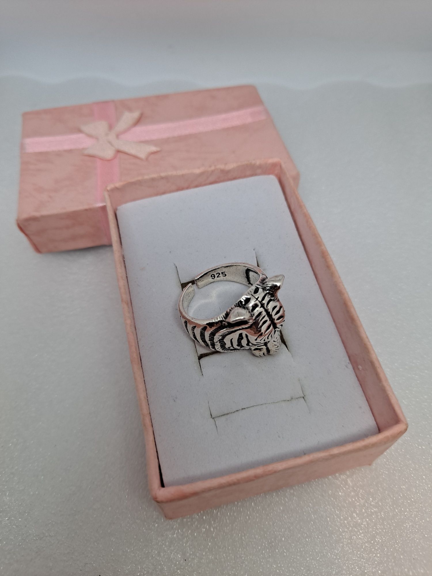 Sygnet pierścionek Tygrys głową Tygrysa Tiger 925