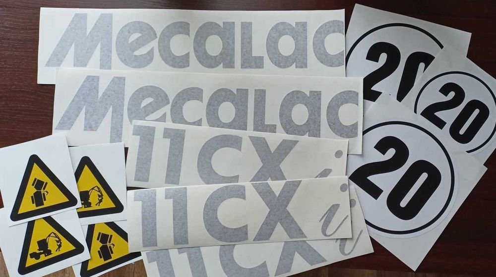 Naklejki na maszyny Rolnicze Budowlane Samochody Naklejki Reklamowe