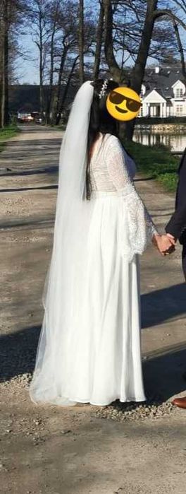 Suknia ślubna boho m/l