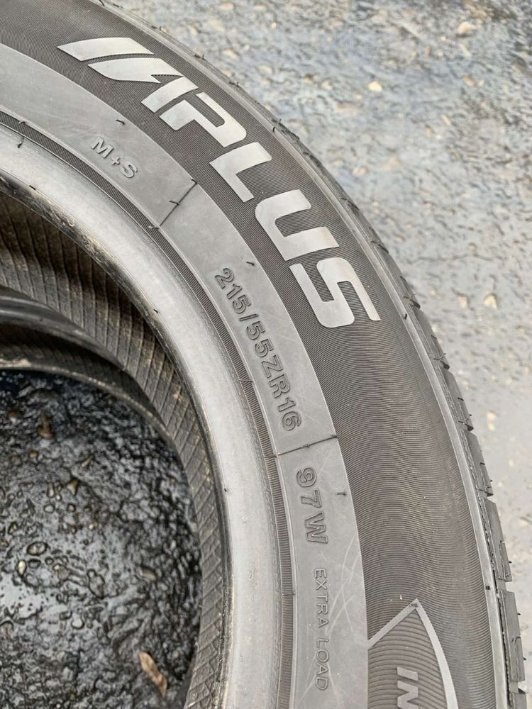 Шини 215/55 R16 пара Aplus 2021p, 7,4мм