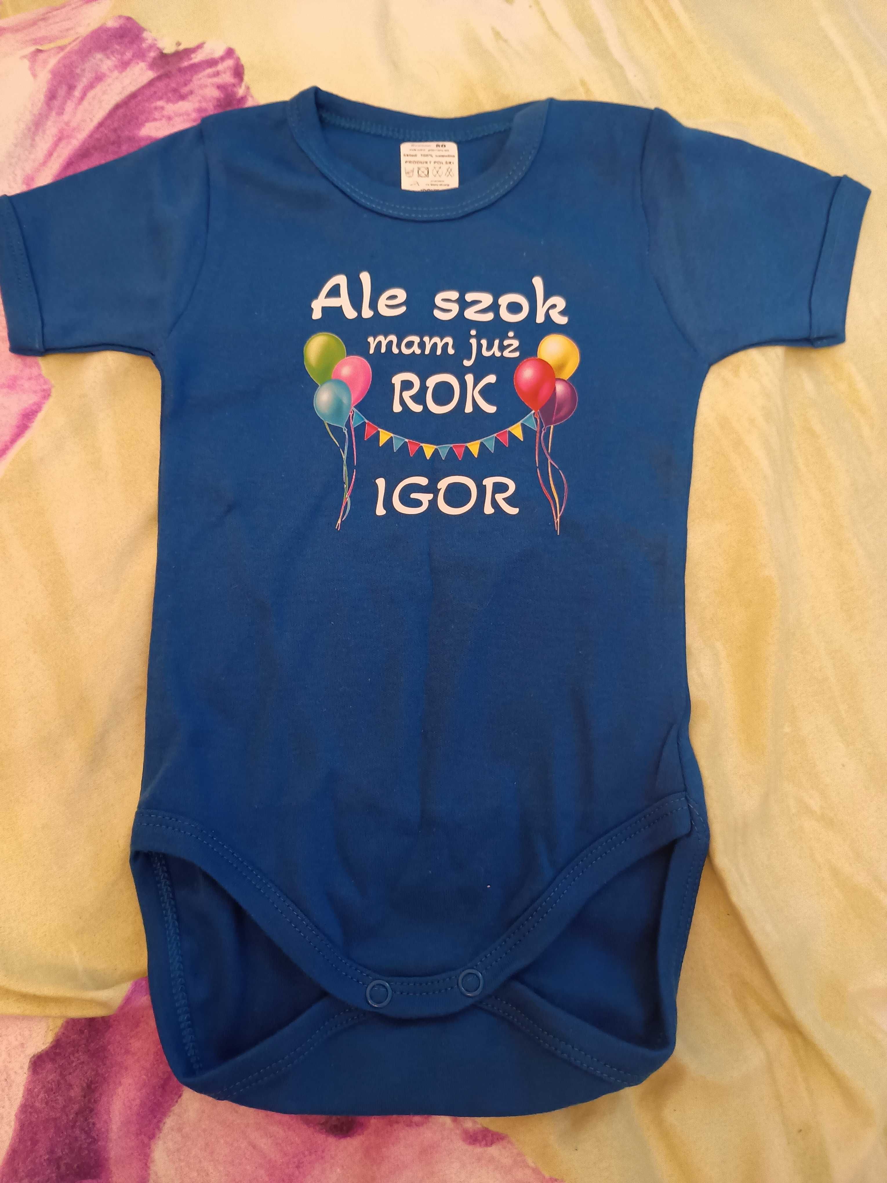 Body na roczek dla chłopca