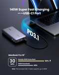 В НАЛИЧИИ Power Bank Ugreen PB205 145W 25000mAh PD3.1 140W PPS новая р