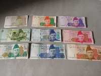 Пакистан деньги, рупии банкноты из Пакистана и монеты 1, 2, 5,10 рупий