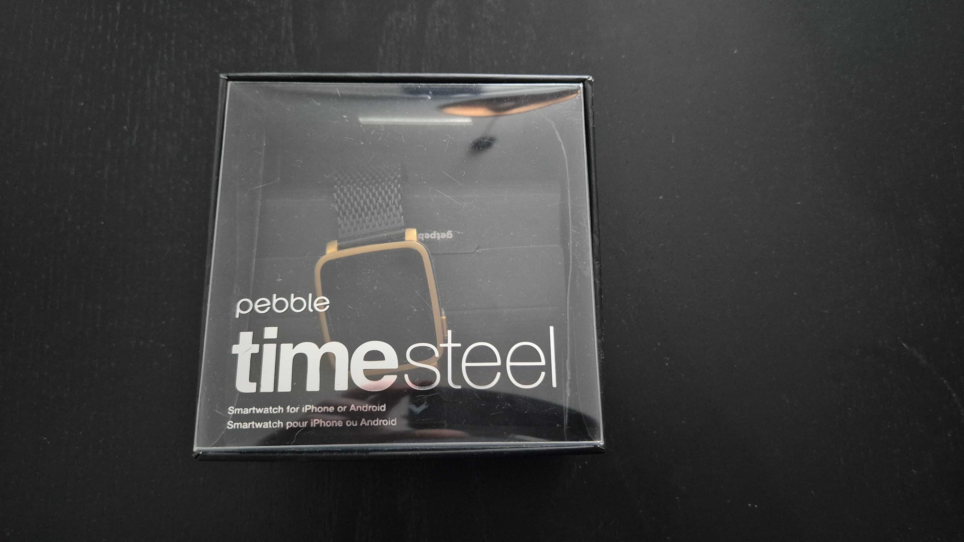 Smartwatch Pebble Time Steel – używany