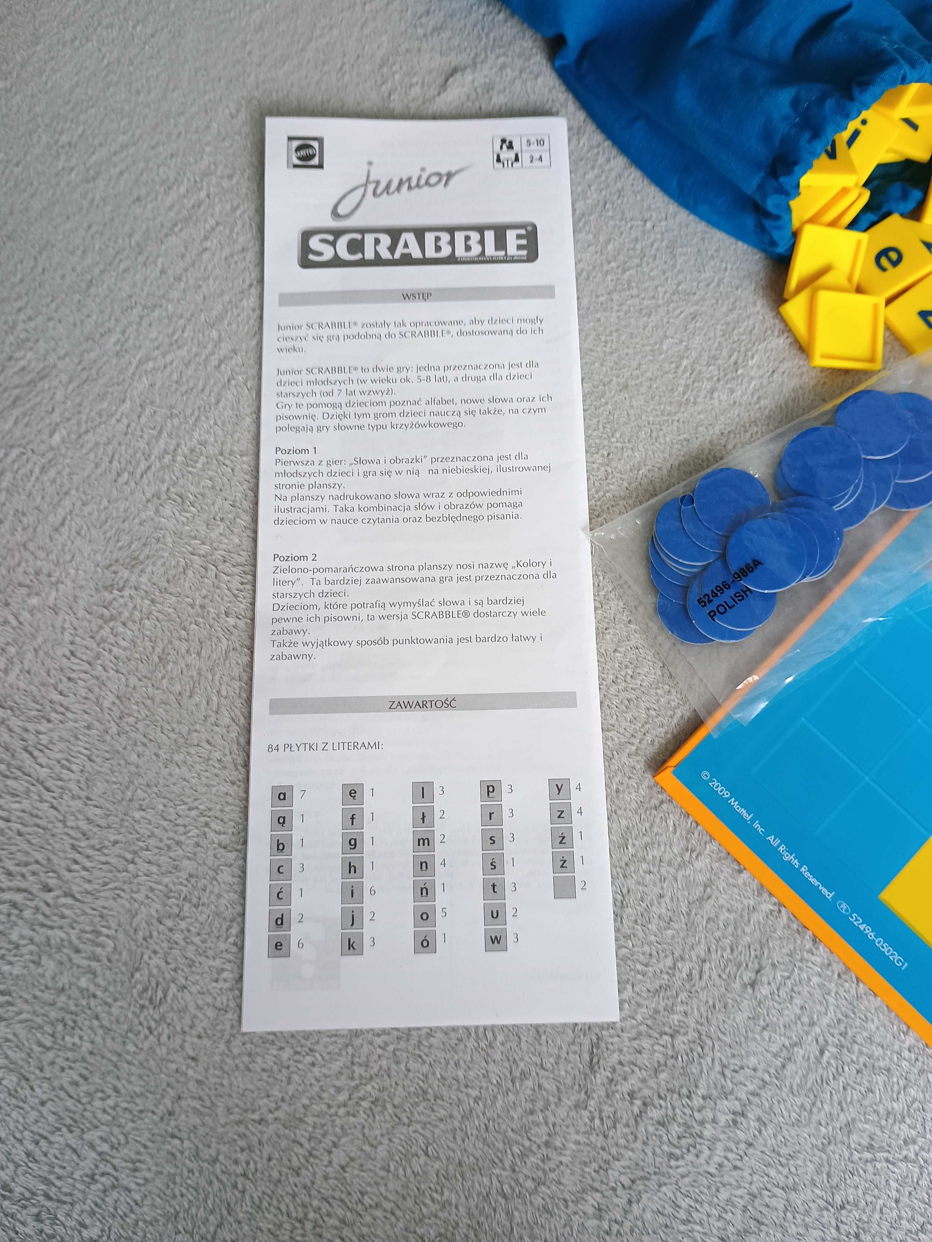 Gra planszowa Scrabble Junior