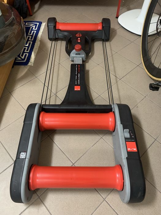 trenażer rolkowy Elite Quick Motion + Misuro B+ + 3 rolki zapasowe